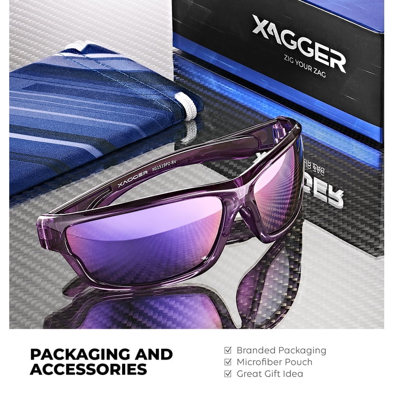 Xagger Wrap-Around Polarized Sports Sunglasses, UV400 photo 7