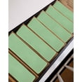 thumbnail image 3 of Green Non-Slip Stair Treads for Wooden Steps, 15 Pack-8x30in Carpet Stair Mats with Adhesive Backing, Noise-Reducing Step Covers for Indoor Stairs, Easy to Install & Residue-Free, 3 of 7
