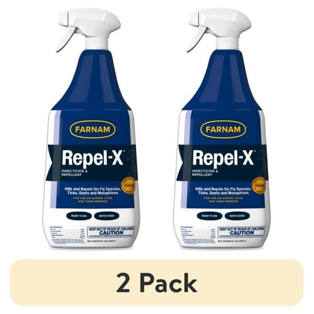 (2 pack) Farnam Repel-X Insecticide & Repellent 32 Ounces