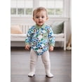 thumbnail image 3 of BemeyourBBs Baby Boy Girl Duck Hunting Clothes Camo Embroidery Mallard Duck Animal Sweatshirt Bubble Romper Long Sleeve Bodysuit Cute Newborn Fall Winter Outfit, 3 of 9
