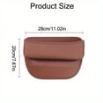 thumbnail image 3 of Car Seat Gap Organizer, Universal PU Leather Auto Console Side Pocket Seat Storage, 3 of 5
