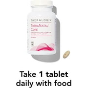 Theralogix TheraNatal Core Preconception Vitamin Supplement - 90-Day Supply - Fertility Support Supplement with Folate, Vitamin D3, Choline & More* - NSF Certified - 90 Tablets