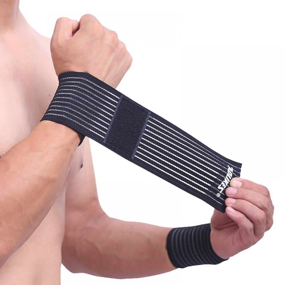 Wrist Straps Wraps Powerlifting Gym Hand Elastic Bandage Training Brace Support 