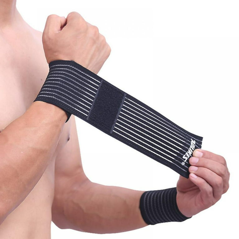 Wrist Wraps Elastic Breathable Wrist Brace Sports Compression Wrist Hand  Support Bandage Straps for Work Out, Fitness, Powerlifting, Weightlifting,  Strength Training, Tennis, Yoga 