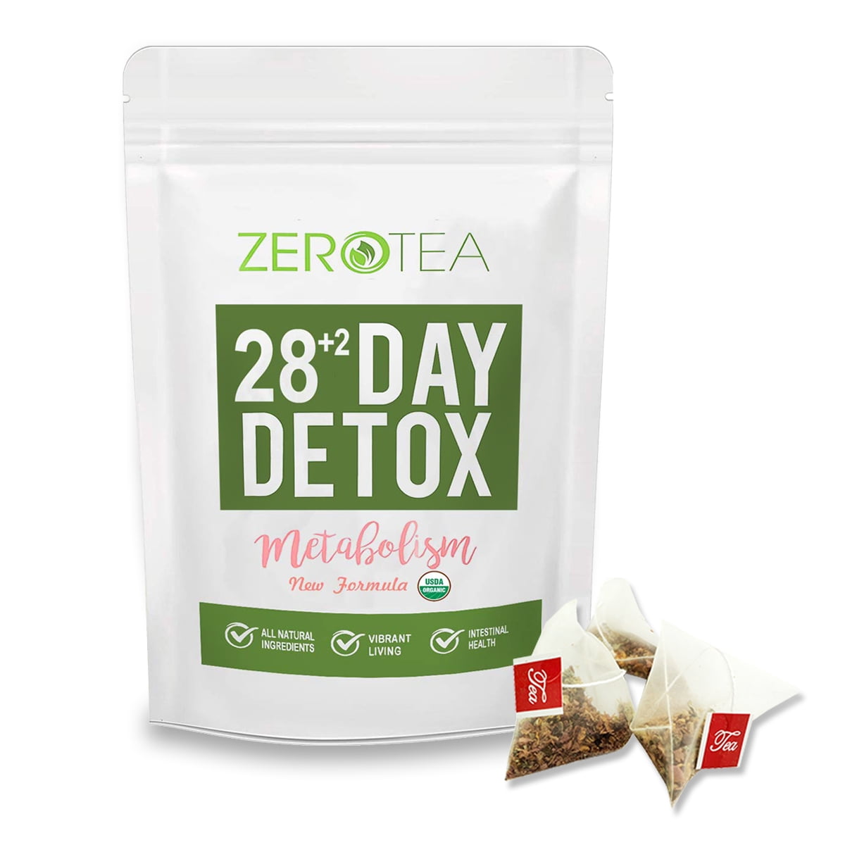 Zero Tea Detox Tea, Weight Loss Tea, Teatox Herbal Tea for Cleanse 28 ...