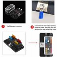 thumbnail image 2 of EcoNesxp LED Digital Alarm Clock Morning Wake-up Battery Powered Silent Digital Alarm Clock Black Display Temperature Calendar, 2 of 5