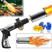 Djiypn Powerful Propane Torch with Adjustable Flame, Cooking Blow Torch with Safety Lock, Kitchen Food Torch For Grilling and Cooking , BBQ (Tank Not Included)