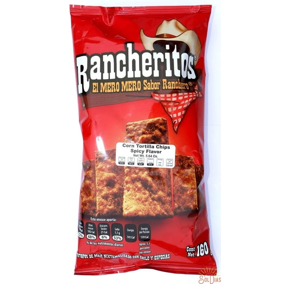 Sabritas Ranchero Grande Corn Snacks, 5.54 oz Bag