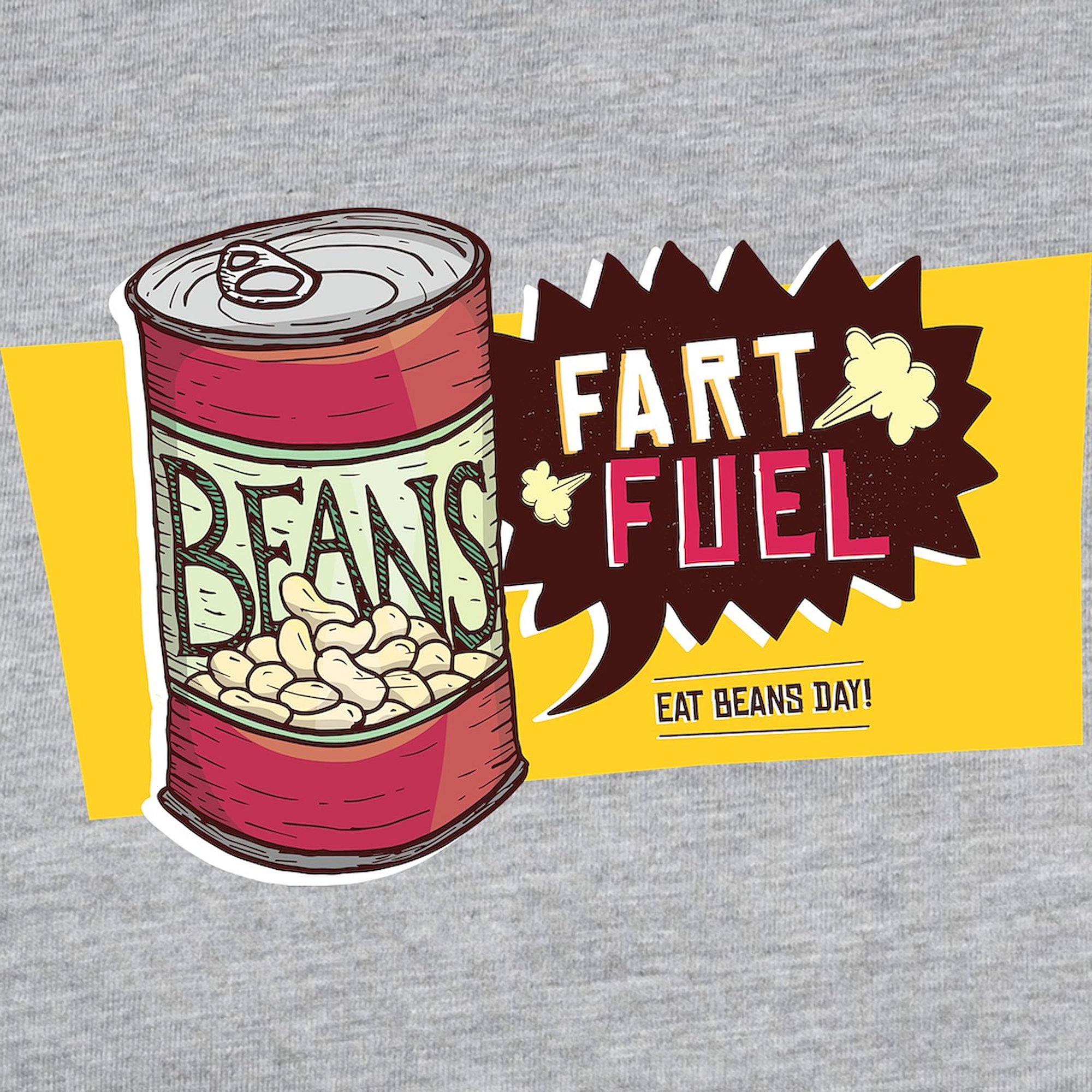 CafePress - Beans Fart Fuel Long Sleeve T Shirt - Womens Baseball Tee