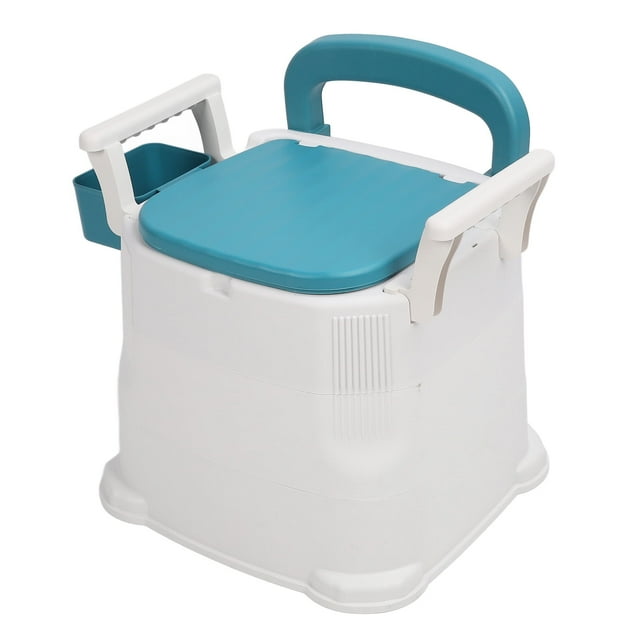 Bedside Commode Toilet, Anti Slip Bedside Commode Chair Toilet Folding Cover for Pregnant Women for Home Use