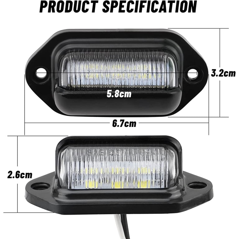 Led Rv License Plate License Plate Lights For Rv