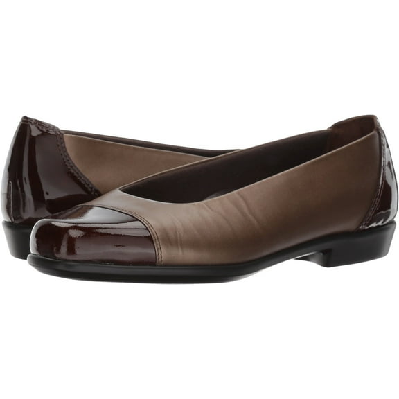 SAS Women's Coco Ballet Flat Bronze Leather 7.5 M