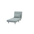 GIA Design Group TriFold Futon Chair, Light Gray