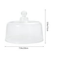 thumbnail image 2 of Shisuyan 1Pc Dust Cover Glass Cover Cake Cover Cake Display Cover Transparent Color, 2 of 9