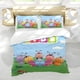 thumbnail image 5 of Bichikids Conjunto de sábanas temático, trío de piezas, cómodo y amigable con la piel, diseño único, regalo de decoración para el hogar para familiares, amigos y fans,173cm *218cm, 5 of 6