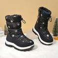 thumbnail image 6 of Quealent Kids Snow Boots for Boys Girls Toddler Winter Outdoor Boots Waterproof with Fur Lined(Toddler/Little Kids/Big Kid) Black for Size 13, 6 of 6