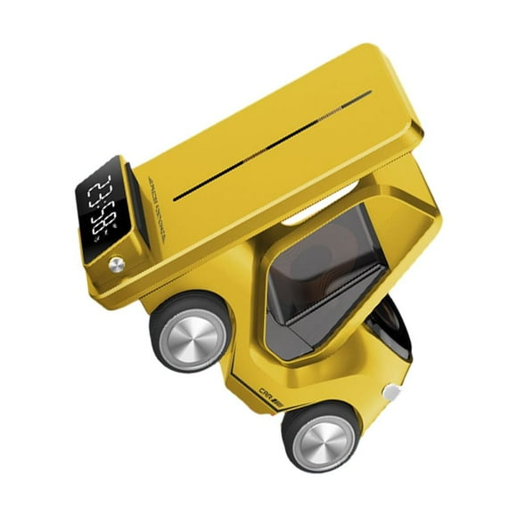 Matsuzay Estación de carga compacta y portátil del soporte inalámbrico rápido universal del cargador para los teléfonos de par en par Teléfono y Comunicación Amarillo