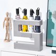 thumbnail image 2 of POINTERTECK No Punching Umbrella Storage Rack Umbrella Stand Wall Umbrella Holder Rain Draining Hold Shelf Rack Mounting for Umbrella Parasol for Home Umbrella Storage, 2 of 10