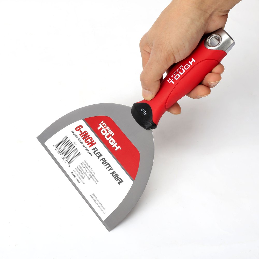Hyper Tough 6077 Soft Grip 6Inch Flex metal Putty Knife