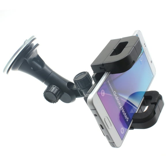 Windshield Car Mount for Galaxy J7/J5/J3/J2/J1 - Holder Glass Cradle Rotating Dock Suction J5G Compatible With Samsung Galaxy J7/J5/J3/J2/J1