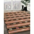 thumbnail image 2 of Ahgly Company Indoor Square Contemporary Bakers Brown Southwestern Area Rugs, 4' Square, 2 of 6