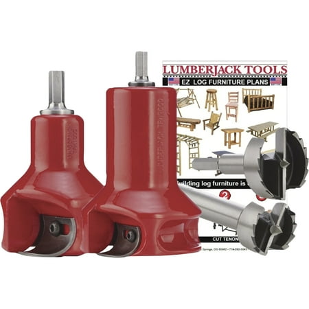 UPC: 0890028001468 | Lumberjack Tools Home Series Tenon Cutter Starter Kit- 2-Pc 1in & 2in