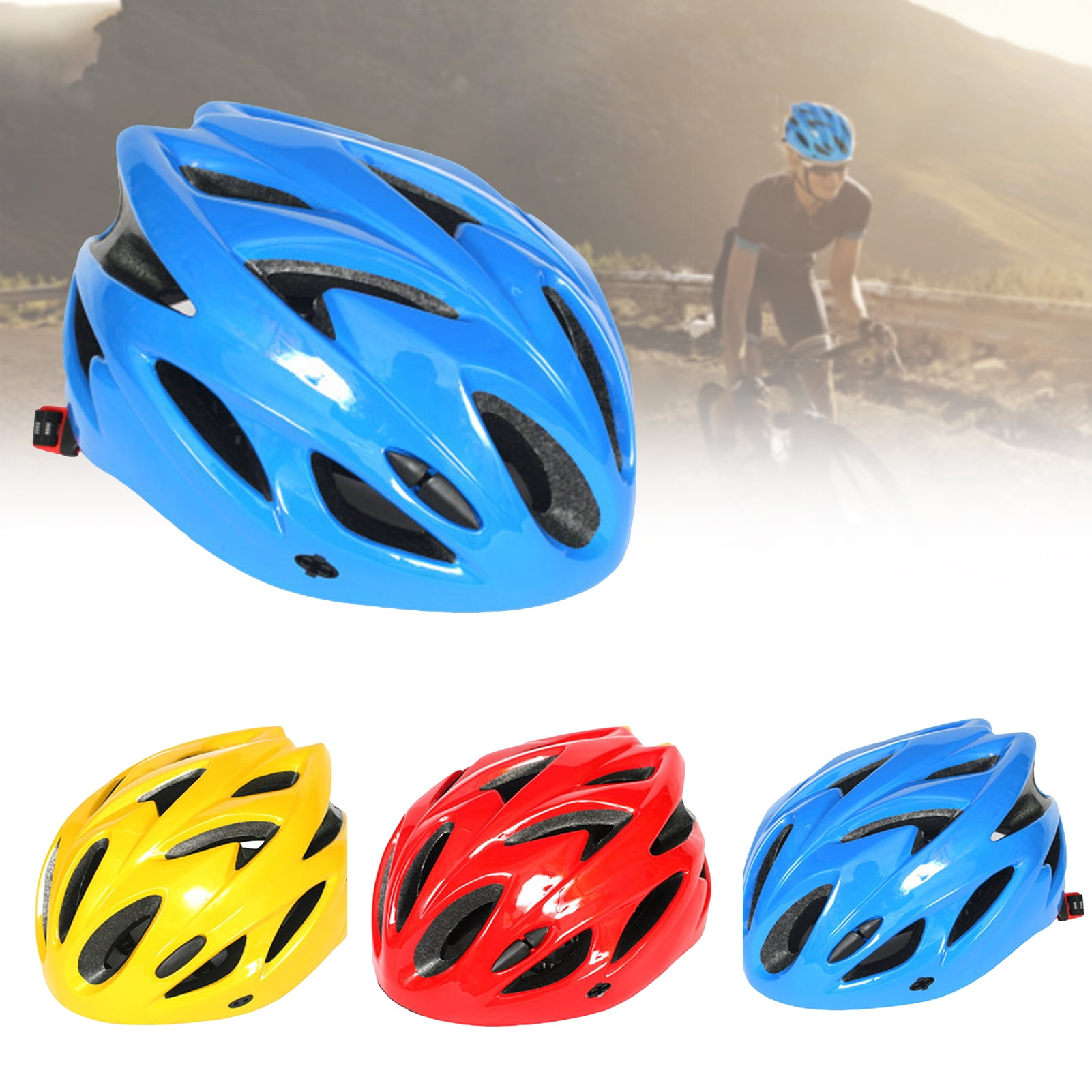 YLmarket Unisex Inmold Safety Cycling Helmet with Ventilation Holes