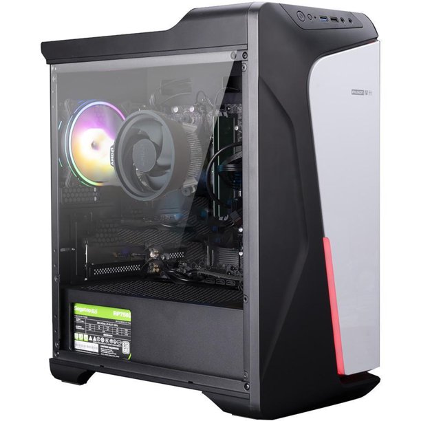 IPASON Gaming Desktop PC, AMD Ryzen 5 5500, GeForce GTX 1650 ,16GB DDR4