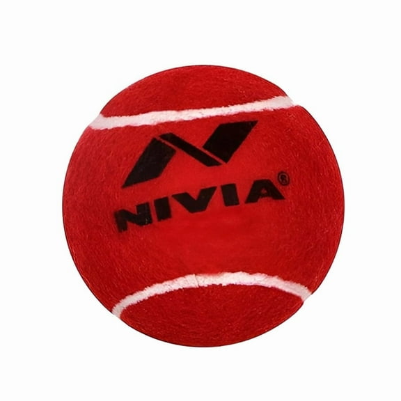 NIVIA Red Heavy Tennis Ball (Pack of 3)