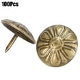 thumbnail image 4 of Accesorios de decoración de sofá, 100 piezas de clavos de bronce de 16 x 13 mm, características de vanguardia, 4 of 14