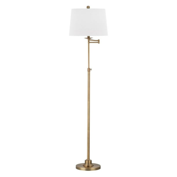 Safavieh Brand Nadia 64 25 In Solid Glam Floor Lamp Gold Off White Color Com 64 25 In Solid Glam Floor Lamp Gold, Glam Floor Lamp