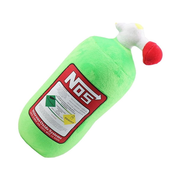 Kenally Cojín en forma de botella de coche, cojín transpirable portátil reutilizable de poliéster, adorno para silla, automóvil Automoción decorativa y accesorios Verde Reposacabezas