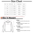 thumbnail image 3 of Blusa de manga larga sólida informal de moda para mujer Blusas de cuello redondo Blusas Camisas Pompotops  FGAJ10871, 3 of 9