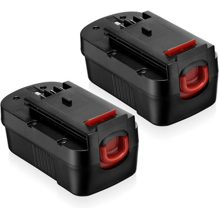 

2Pack 4000mAh HPB18 Battery- Compatible with Black & Decker 18V Cordless Power Tools - HPB18 HPB18-OPE 244760-00 A1718 FS18FL FSB18 Firestorm
