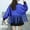 Blue, variant on Sequin Short Loose Sparkling Top Jacket Nightclub Stage Performance Clothing Dj plus Size Jackets for Women plus Size Coat 3x 3x Jacket with Hood Winter Coat Anorak Womens Jacket with Hood plus Size