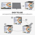 thumbnail image 7 of Collapsible Oxford Fabric Storage Cubes with Handles, Large Mid Foldable Oxford Cloth Bins Set of 2/6, Closet Organizers for Shelves Clothes Home Kitchen Toy - portuguese Moroccan-1, 7 of 7