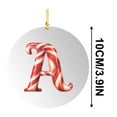 thumbnail image 3 of TOPRenddon 26 Letter Christmas Tree Hanging Pendant, Christmas Letters Ornaments A to Z Ornament Letters Decorative Hanging Xmas Alphabet for Christmas Tree Candy Cane DIY Craft Christmas Ornaments, 3 of 5