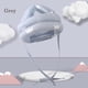 thumbnail image 3 of Casco de seguridad para bebés, casco protector para bebés, gorro de algodón protector para la cabeza, casco de seguridad ajustable para niños, transpirable, antigolpes, de 0 a 3 años, gris, 3 of 5