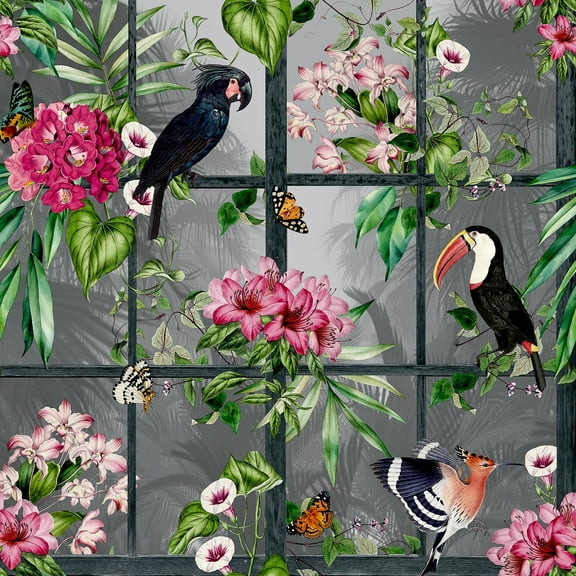 Arthouse Dorothea Multicolor Tropical Birds Wallpaper