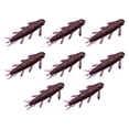 thumbnail image 1 of 8 señuelos de pesca blandos para lubina, lucioperca, gusanos de río Morado oscuro, 1 of 9