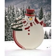 thumbnail image 2 of Ceramic Snowman Plate 10x8 Handcrafted Holiday, 2 of 3