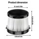thumbnail image 5 of 2 uds Dewalt DCV501HB 20v DCV5011H filtro de repuesto para aspiradora DCV501LN, 5 of 5