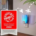thumbnail image 2 of STEM Light Trap, Attracts and Traps Flying Insects, Emits Soft Blue Light, Includes Starter Kit with 1 Light Trap and 1 Refill, 2 of 9