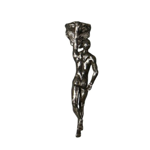Estatua Colgante de Escalador de Roca Cateissary Plata