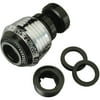 Peerless Deluxe Swivel Faucet Aerator, Chrome and Black