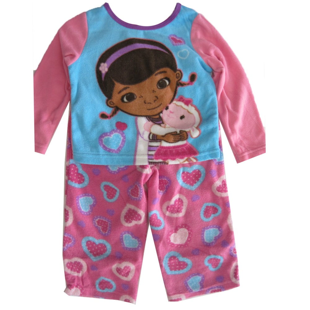 Disney Doc McStuffins Baby-Girls Infant Girls 2pc Flannel Pajamas Set