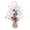 A, variant on Artificial Berry Star Tabletop Decoration with Burlap Base for Holiday Home Office Party Event Display Arrangement