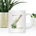 thumbnail image 2 of Koyal Wholesale Ceramic Coffee Mug, Exotic Tropical Monogram, Letter Z, 2 of 5