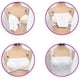 thumbnail image 3 of 12pcs Lady Lace Clip-on Mock Camisole Bra Insert Overlay Modesty Panel Vest Gift, 3 of 5