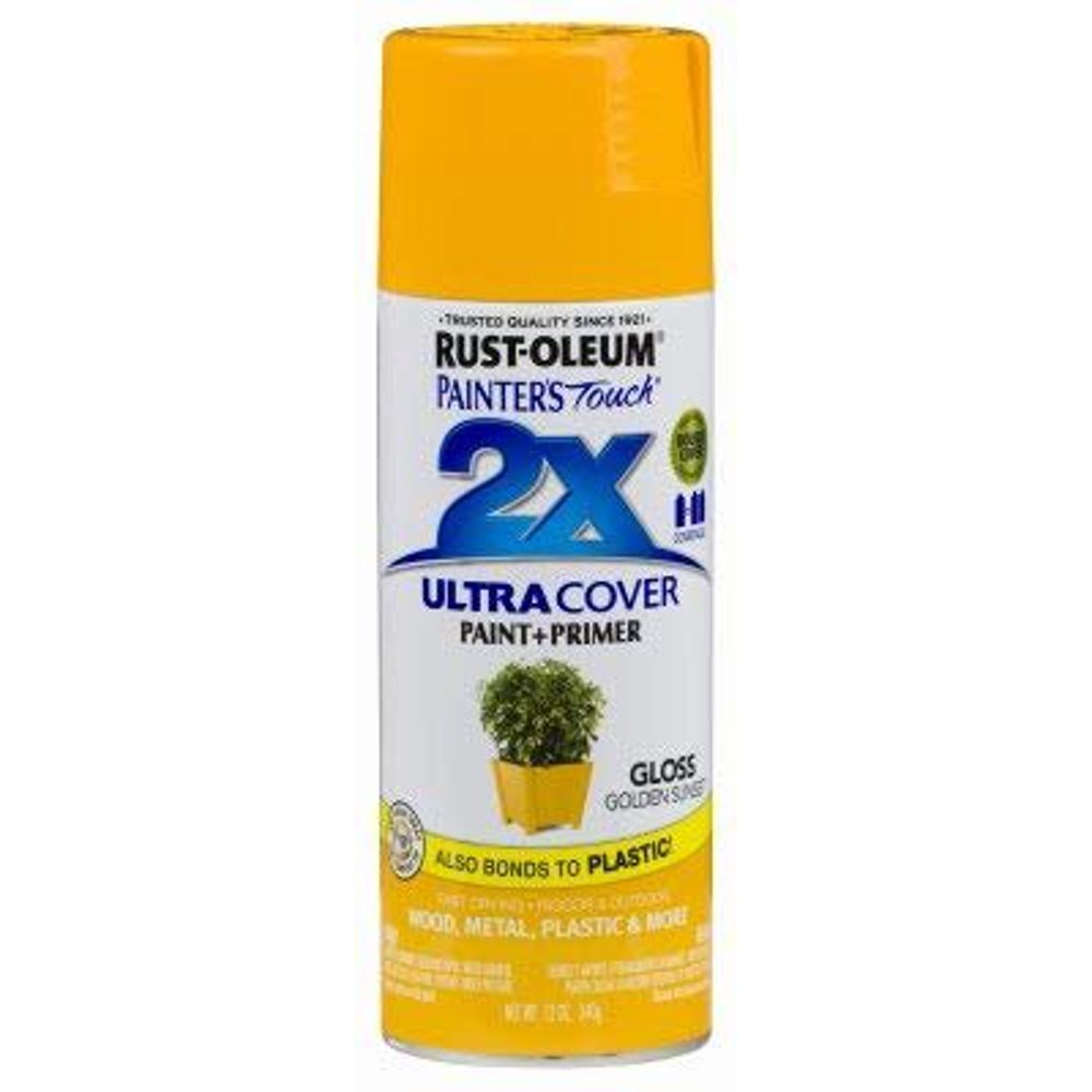 Rustoleum 299910 12 Oz Golden Sunset Gloss Ultra Cover 2X Spray Paint